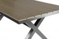 Алюминиевый садовый стол AROMA 150 см (светло-коричневый)