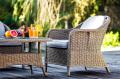 Плетеное кресло для кафе, сада, террасы OLIVIA (искусственный ротанг)