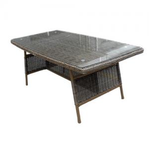 Обеденный садовый стол стол OPAL 150 см (искусственный ротанг)