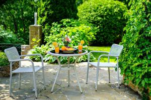 Кофейный плетенный комплект мебели LOTUS для сада, кафе